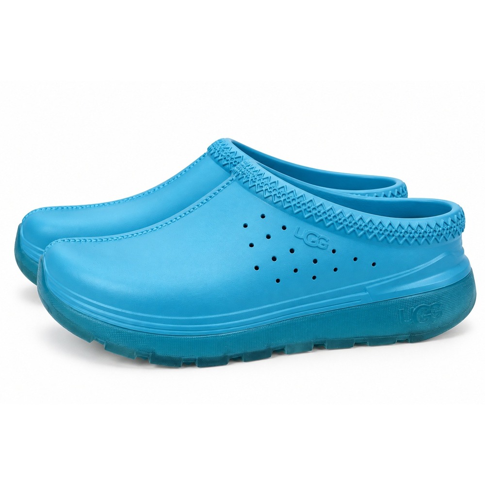 UGG Tasman Sport Azure Blue EVA Clogs Mens 10 1138590 Slippers Sandals